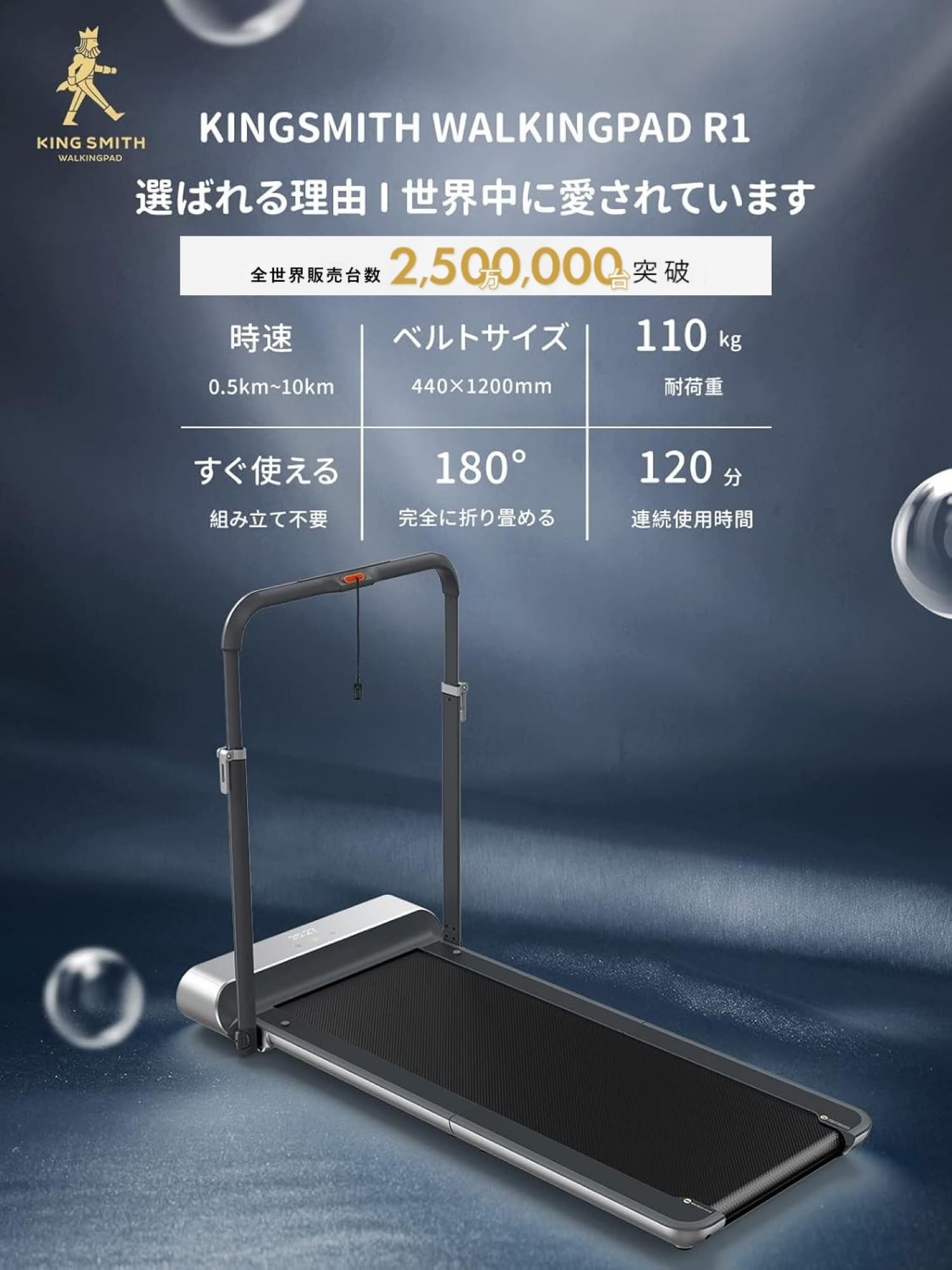 Amazon | KingSmith WalkingPad R1【歴代最上位機種 スマート